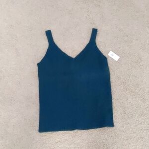 Dark green sweater tank